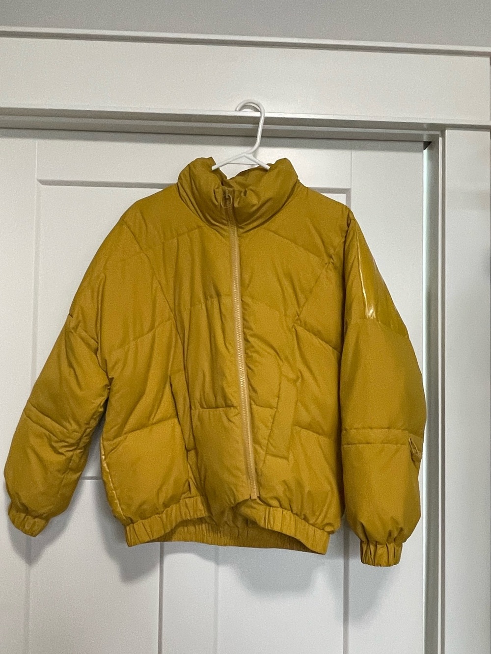 Cabi Mustard Yellow Puffer Jacket